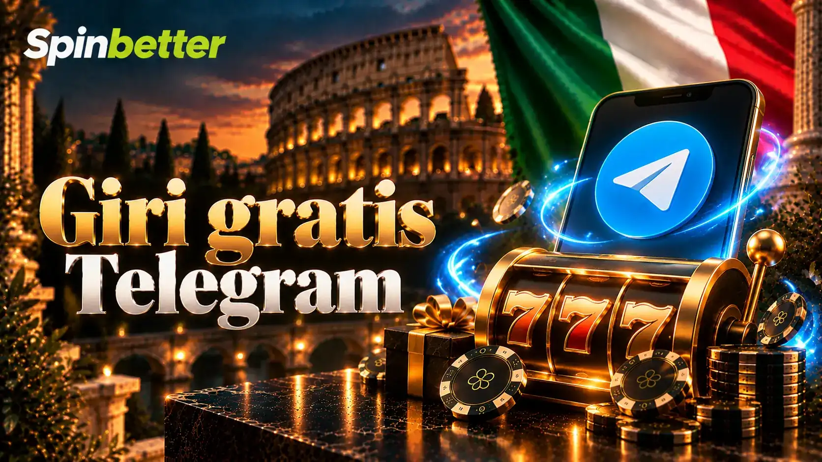 Giri gratuiti per l'iscrizione al canale Telegram